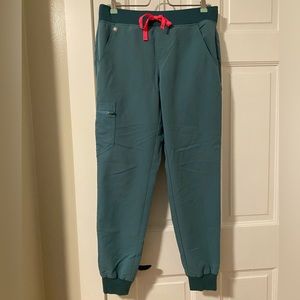 Figs Zamora jogger scrub pant, Hydrogreen, size Small